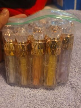 Shiny lipsticks—many colors